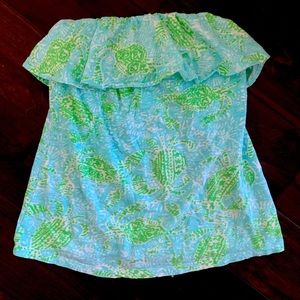 Women’s Lilly Pulitzer Ruffle Tube Top - Size M